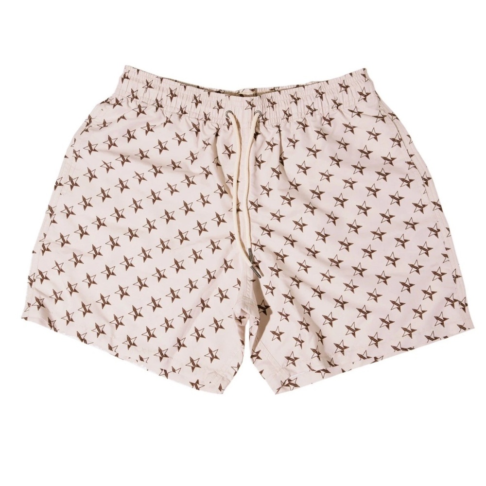 Jeffree Star Tan and Brown Athletic Shorts